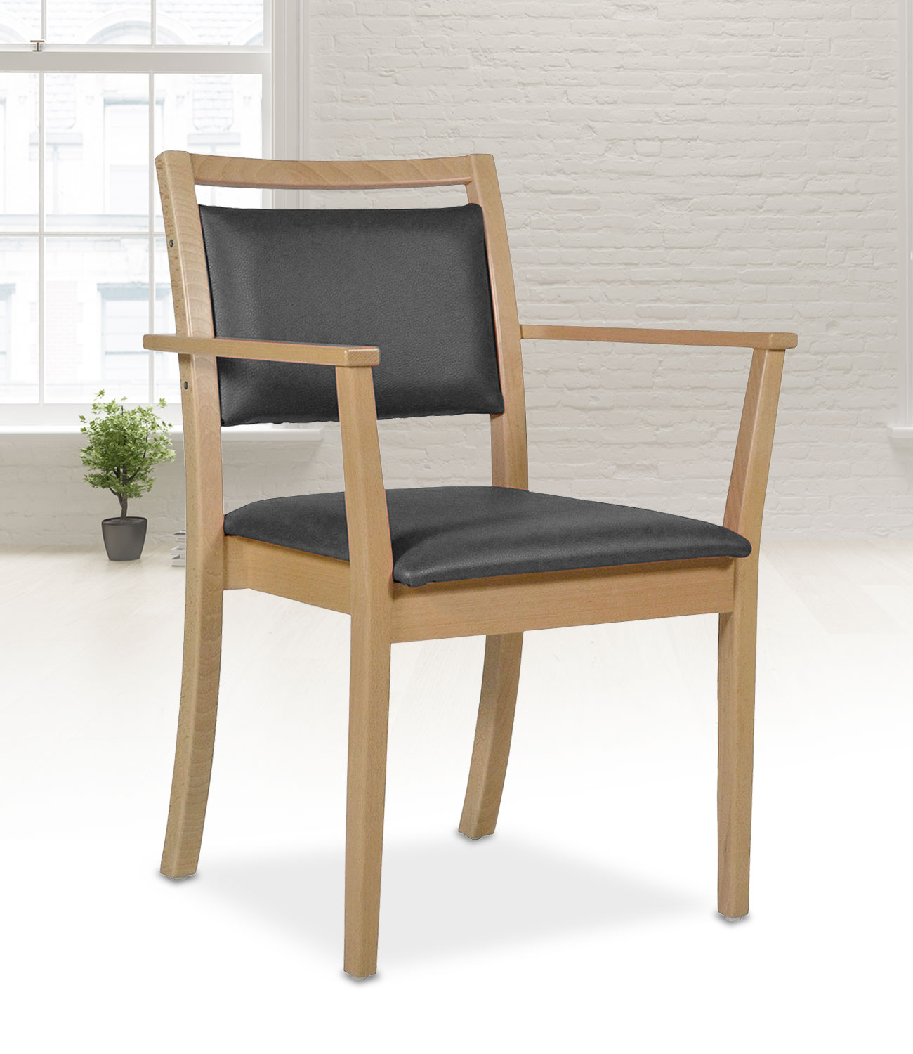 Chaise de collectivité pour seniors LOURES Chaise de collectivité pour seniors LOURES