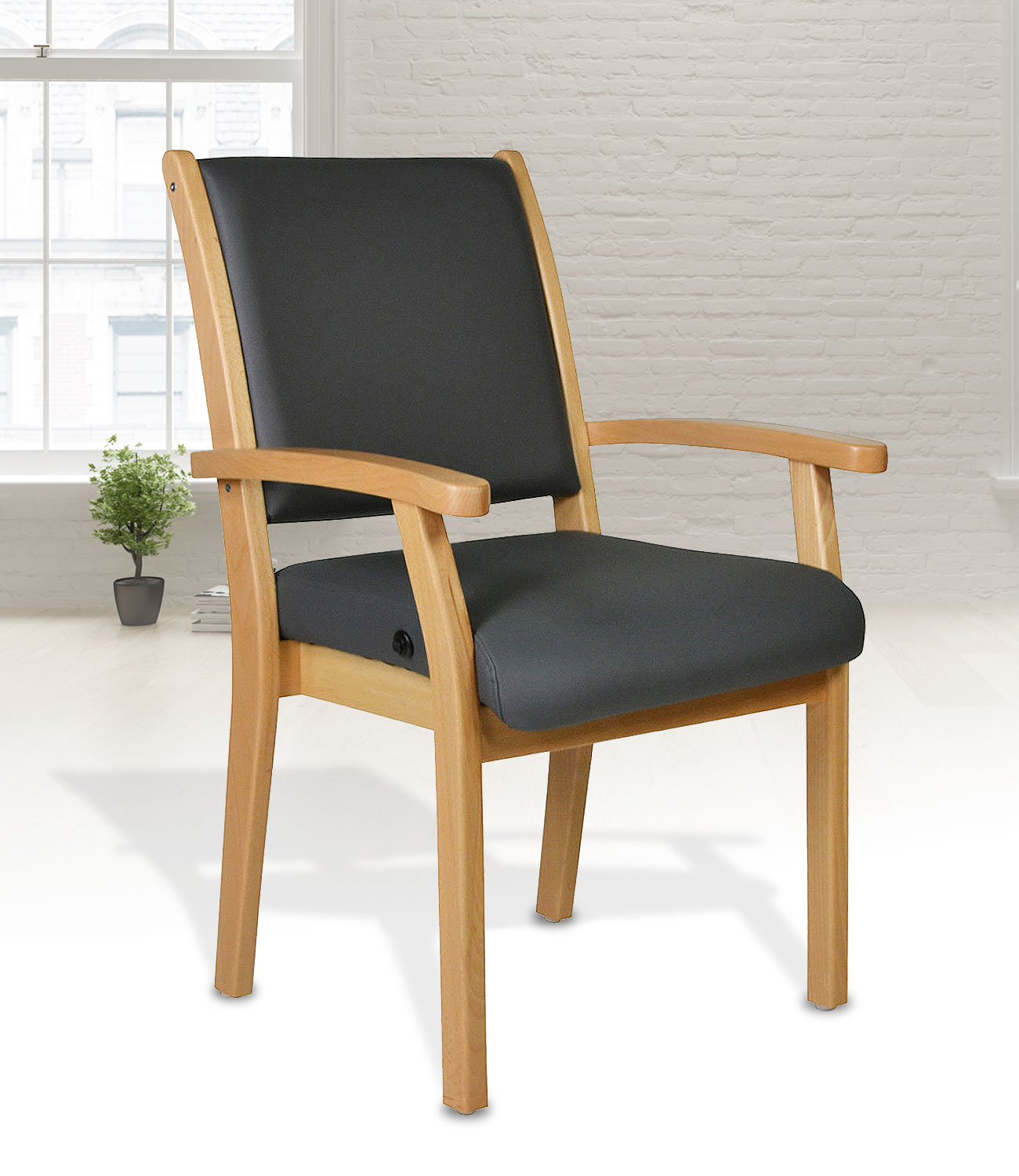 Chaise anti-escarres avec accoudoirs réglable en hauteur LUCAN Chaise anti-escarres avec accoudoirs réglable en hauteur LUCAN