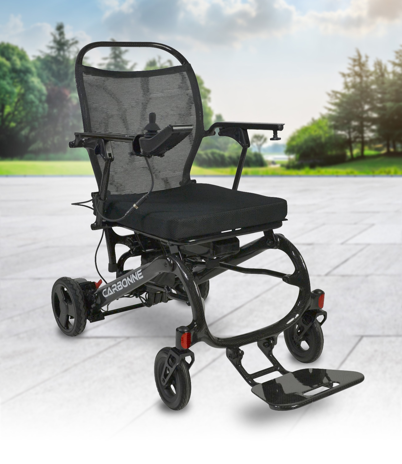Fauteuil roulant électrique pliable CARBONNE