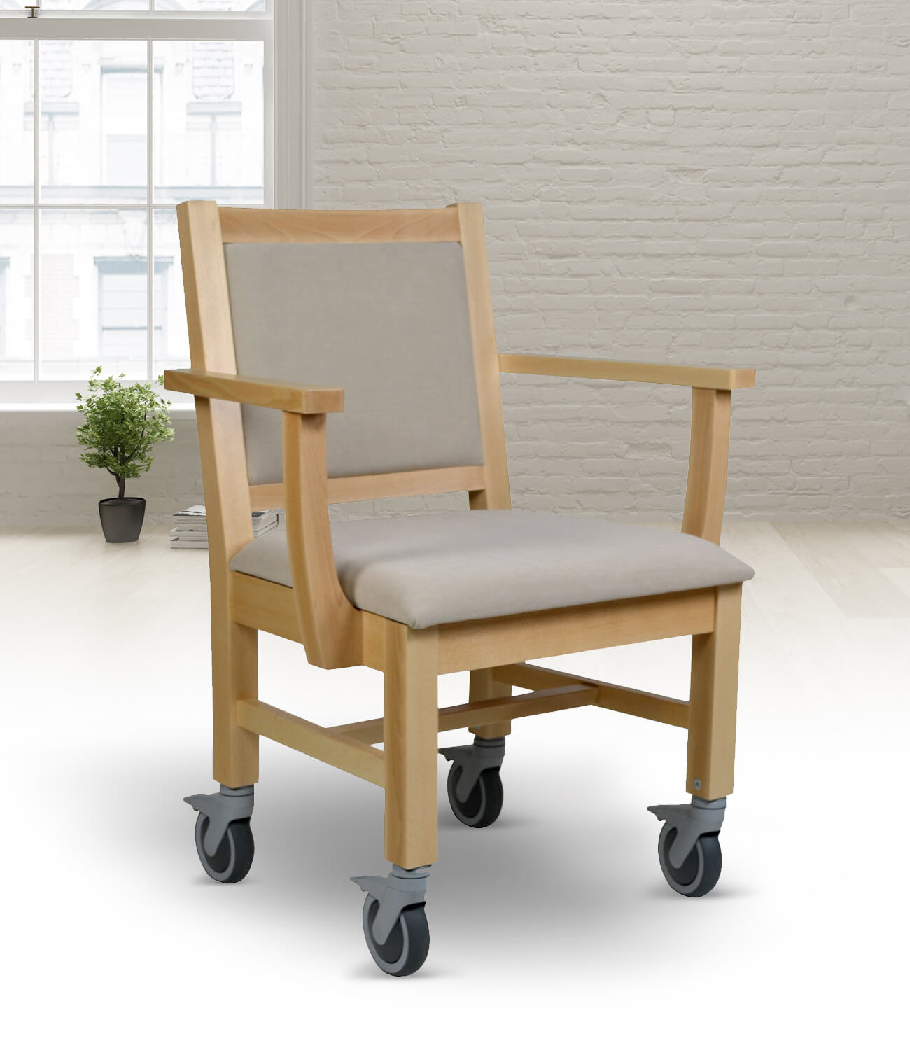 Chaise bariatrique à roulettes MAX XXL EXPRESS